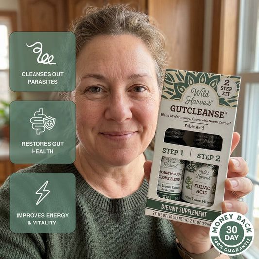 Wild Harvest GutCleanse - The 2-Step Herbal Kit To Support a Cleaner, Healthier Gut